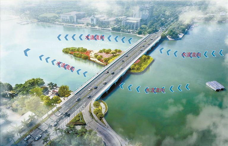 湖滨中路筼筜湖段将改造 拟新建桥梁+填筑湖心岛