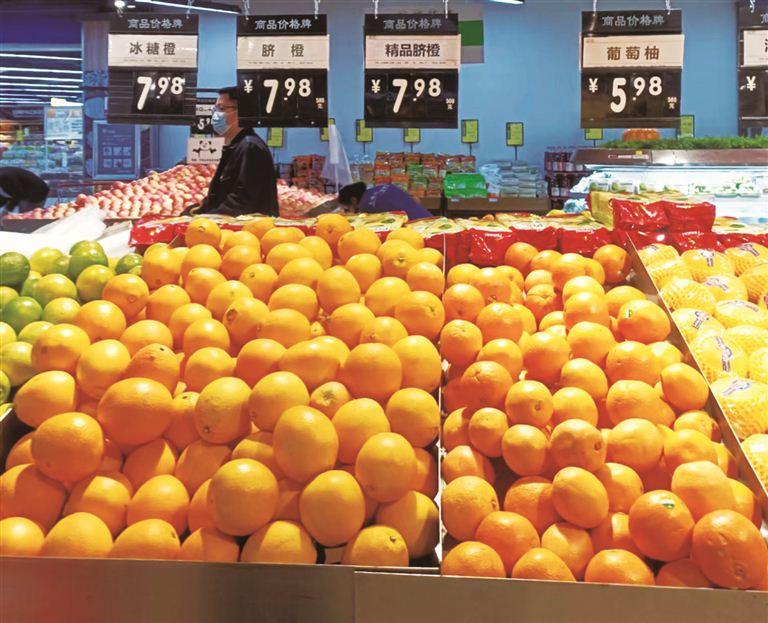 柑橘类成为水果市场主角 下月初大量上市价格更优