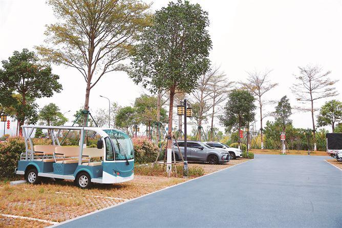 集美马銮湾双溪湿地公园和集灌路 新增283个停车位